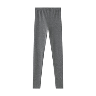 七色纺纯棉秋裤女士内穿秋冬季高腰无痕保暖裤修身打底棉毛线裤