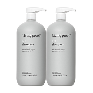 【美国进口】Livingproof缕灵丰盈蓬松控油洗发水洗护套组710ml*2