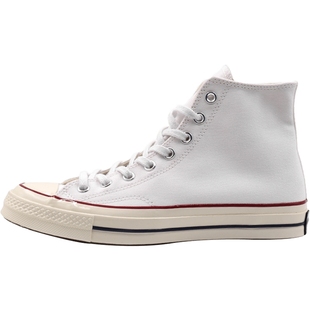 CONVERSE匡威高帮1970S经典帆布鞋新款男女休闲运动鞋白色162056C