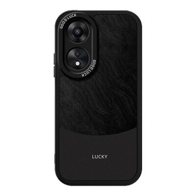 适用oppoA58手机壳A58X新款oppo5G小羊皮硅胶PHJ110套全包防摔oppa585g熊猫简约撞色男opa0pp0ppoA女a78外壳