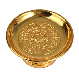 供盘果盘纯铜家用供奉合金贡盘供果果盘上供用品供品水果盘贡品盘