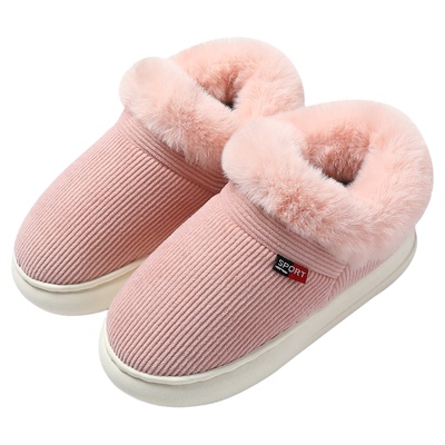 高帮棉拖鞋女士冬季全包跟外穿