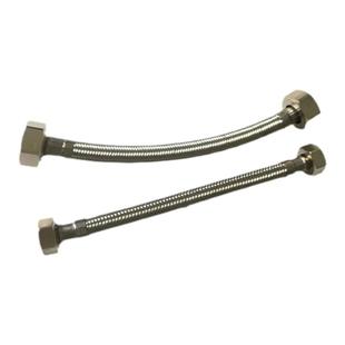 4分6分超短 6 7 8cm10cm15cm 304不锈钢编织软管耐高压进水管