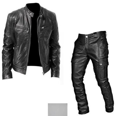 E 79256 Medieval PU Leather Cosplay Set 中世纪皮衣套装