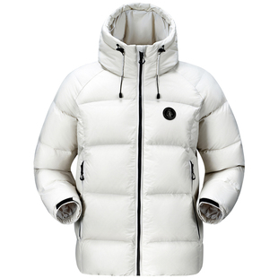 企鹅【热能1.0】羽绒服男女2025冬季新款加厚连帽短款外套面包服