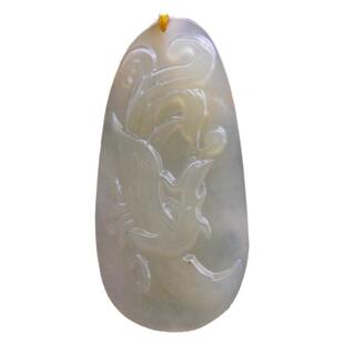 促销黄龙玉凤凰吊坠黄蜡石项链玉石挂件玉佩手工颈饰珠宝首饰坠子