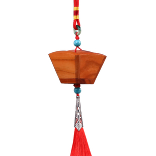 桃木斗米斗升子挂件日进斗金仿古木质家居摆件客厅装饰木雕工艺品