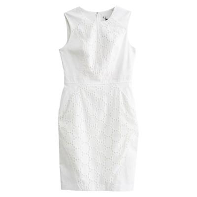 高端欧货无袖蕾丝职业连衣裙