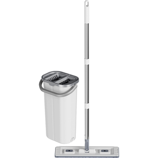 拖把配件家用一拖净新款平板吸水免手洗拖地夹布懒人水桶一体拖布