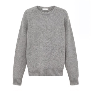 MAISON CECILE四色/全羊绒温暖圆领宽松针织毛衣