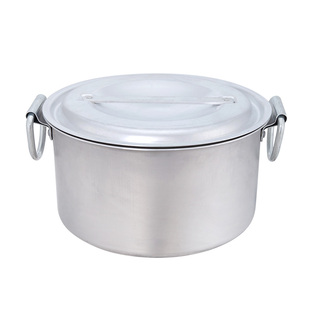 加厚铝桶汤桶商用大容量小铝煲带盖圆桶兰州拉面锅汤锅老式大铝锅