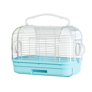 鹦鹉外出笼户外出行便携鸟笼新型小号手提遛鸟包虎皮玄凤外带笼