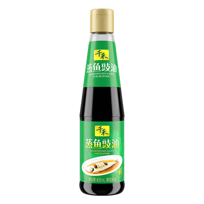 千禾蒸鱼豉油435ml酿造酱油