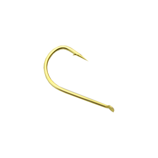 金色溪流细条鱼钩有倒刺散装钩高碳钢锋利野钓鲫鱼白条小鱼钩渔具