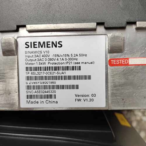 溢价-变频器6SL32170CE215UA11.5