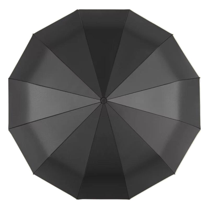德国12骨全自动雨伞男超大十二骨加固抗风特大号三折叠伞晴雨两用
