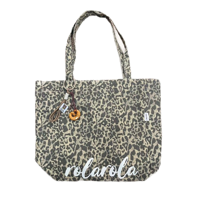 韩国ins豹纹大容量通勤托特包