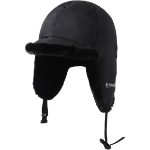 卡蒙白鸭绒轻薄防风防寒保暖护耳羽绒雷锋帽女加绒滑雪防晒东北帽