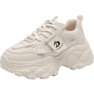 大东女鞋老爹鞋2026春季新款时尚潮酷户外运动鞋厚底增高防滑鞋子