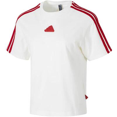 adidas阿迪达斯女子运动休闲短袖T恤JW6664