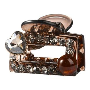 抓夹小号方形短发半扎发发夹女后脑勺发量少高端新款小爪夹子头饰