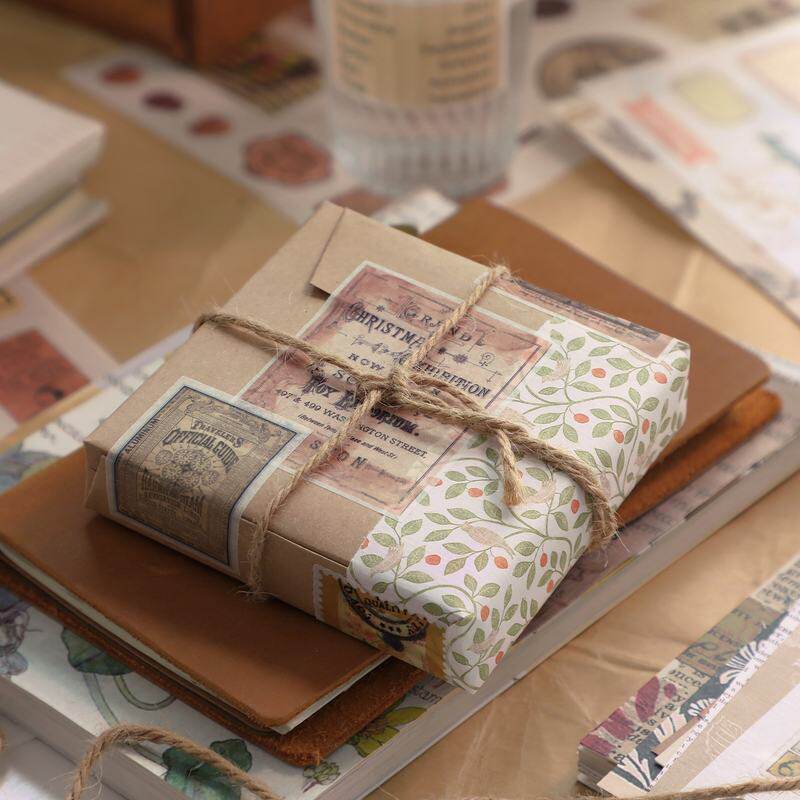 芯陌素材本时光与复古4手你装饰系列基础打底纸文艺50款张账