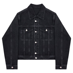 HONORE古月 经典延续AB版 箱式牛仔短款阔型百搭休闲外套