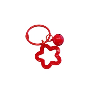 糖果色五角星钥匙扣挂件星星配饰DIY材料钥匙圈包包饰品闺蜜礼物