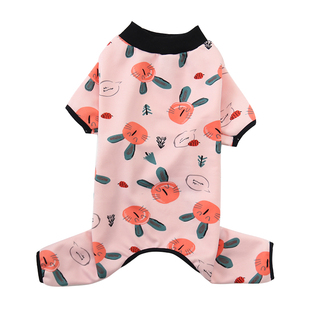 2023新款大狗衣服薄款宠物春秋中型犬金毛边牧防掉毛四脚衣秋冬装