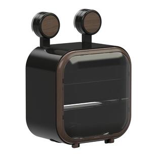 吸盘卫生间厕纸盒壁挂式浴室专用抽卷纸挂架防水免打孔厕所纸巾盒