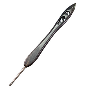 范士檀木柄钩针手工diy套装工具编织毛衣鞋子玩偶蕾丝防滑材料包