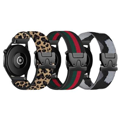 适用华为GT5pro46mm表带gt4/3豹纹弹力watch3/4pro智能手表男女士gt2荣耀magic保时捷gs3 watchgt4迷彩表带