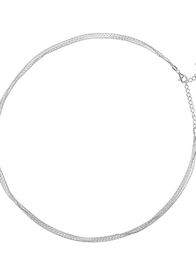 Yooper纯银女多层流苏项链