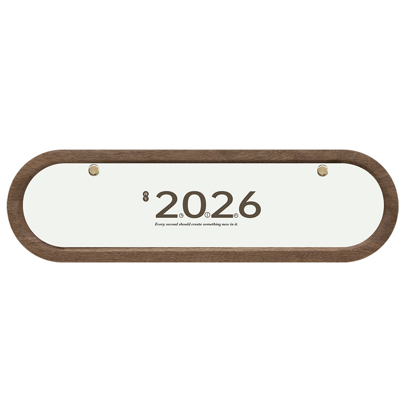 台历2026年新款日历创意桌面摆件马年打卡记事商务高颜值迷你手斯文创高端定制简约台式月历伴手礼万年历礼品