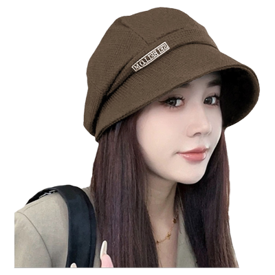 帽子女款2025新款秋冬季渔夫帽