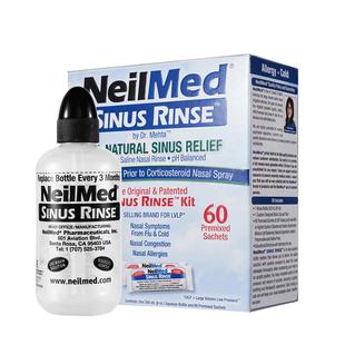 NeilMed洗鼻器成人鼻腔冲洗器鼻塞鼻炎过敏家用洗鼻壶通鼻神器