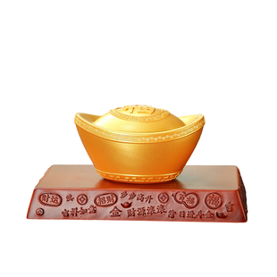 新中式招财进宝元宝车载摆件创意国风车载车内副驾驶前台装饰品男