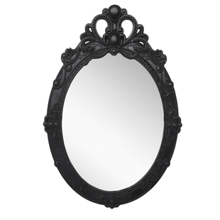 法式酒店民宿led智能洗漱镜卧室轻奢高档化妆镜宫廷风雕花装饰镜