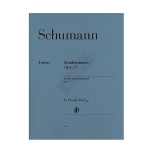 【促销】舒曼 童年情景 op15 钢琴独奏带指法 亨乐原版乐谱书 Henle Schumann Scenes from Childhood HN44