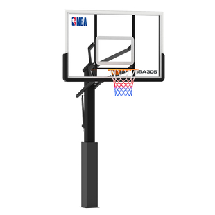 NBA篮球架 室内外家用标准成人可升降篮球框固地式方管户外地埋式