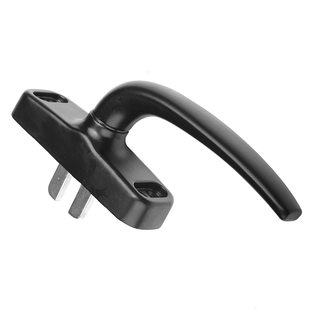 50老式断桥铝合金塑钢门窗户把手外开窗执手推拉门窗手柄两点锁扣