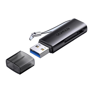绿联读卡器相机sd卡tf卡二合一usb3.0高速读取ccd转换器行车记录仪内存储存卡适用苹果typec手机平板电脑