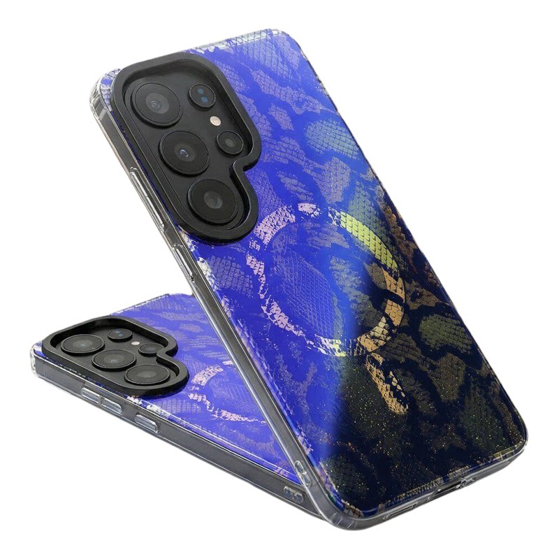 跨境闪粉蛇皮纹适用三星s2