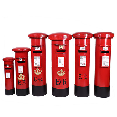 英伦邮筒模型信箱邮箱摄影道具