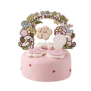 好利来宠物蛋糕生日HolilandPet汪汪派对鸡肉鸭肉鸡蛋黄味包邮