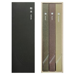 日本香彩堂 和木系列 线香沉香白檀香薰楠木榉木桧木天然舒缓室内