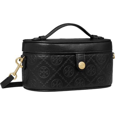 【礼物】TORY BURCH 汤丽柏琦 T MONOGRAM 迷你化妆盒子包 165011