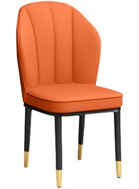 轻奢家用餐椅北欧简约靠背椅餐厅凳子咖啡休闲椅加厚现代酒店椅子