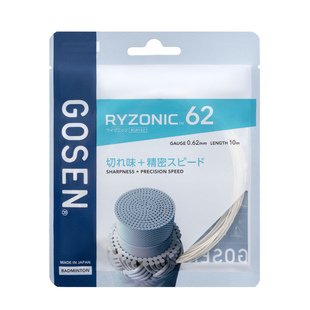 正品GOSEN高神雷鸣62RYZONIC62羽毛球线高弹耐打超强击球音羽拍线