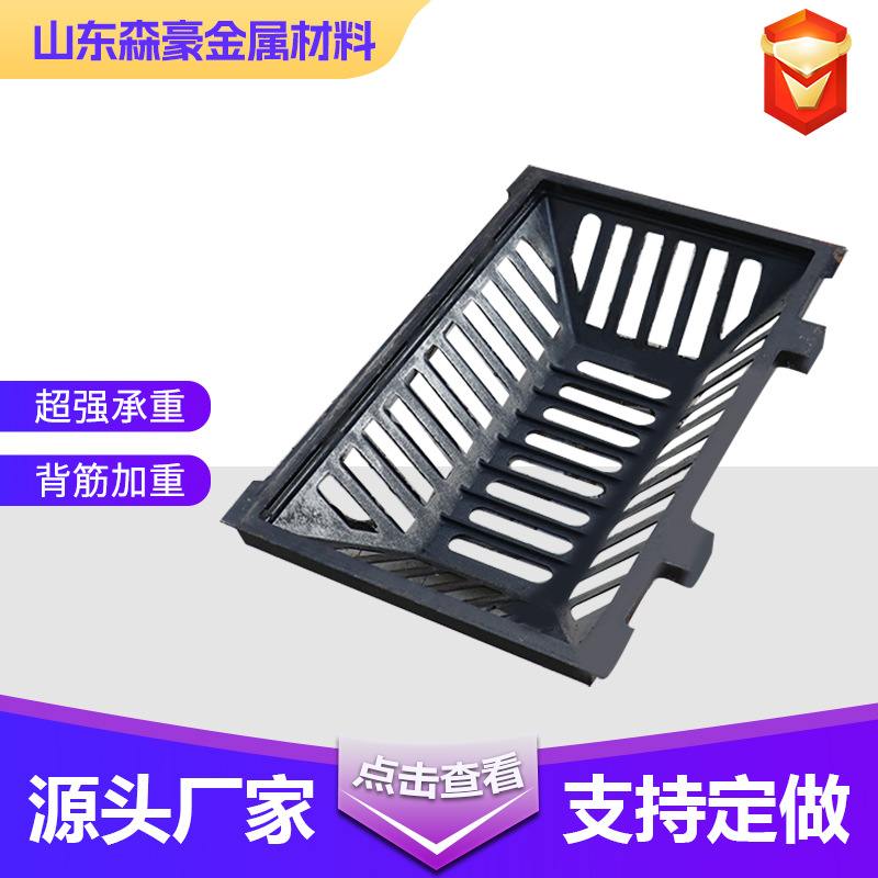 球墨铸铁方形溢流井盖铸铁海绵雨水溢流井适用井盖篦子溢流城市